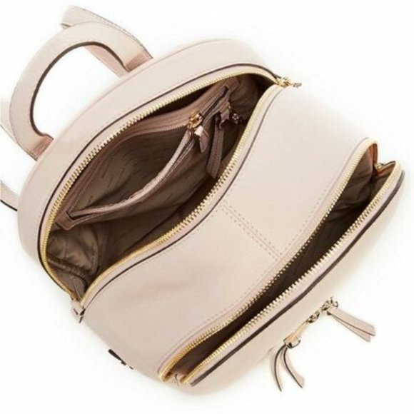 Michael Kors Rhea Zip Medium Size Backpack Soft Pink Leather New Sealed - Picture 3 of 11